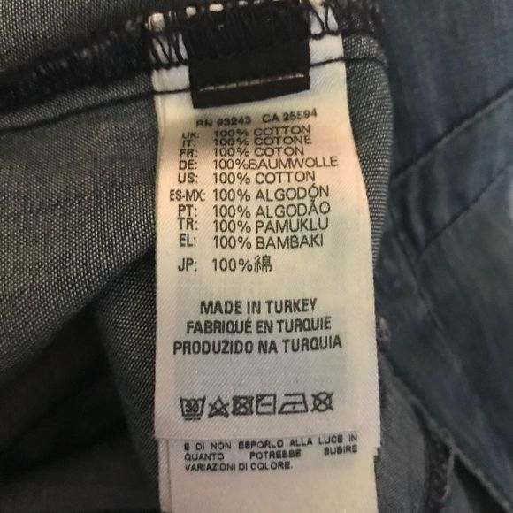 NWT $228 DIESEL | Tidova Distressed Lightweight Denim Dress in Distressed - Picture 7 of 14